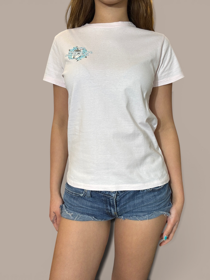 piko vintage very light pink  graphic shirt