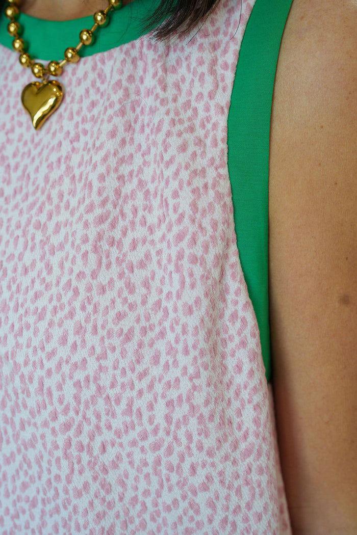 Pink Cheetah Dress