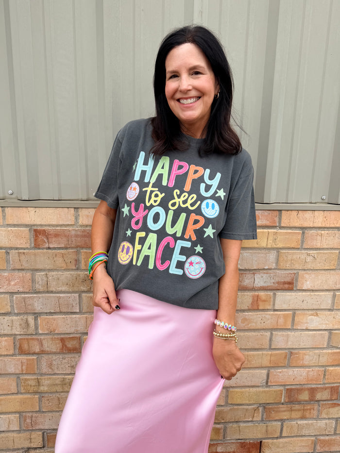 Pink Satin Maxi Skirt