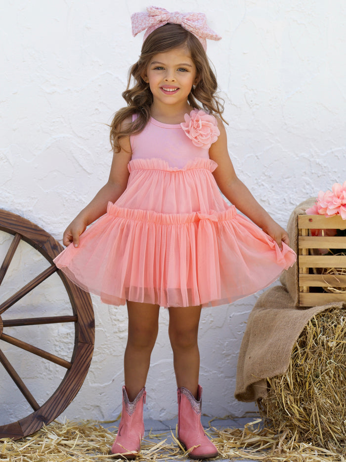 Pinky Dream Tiered Tutu Dress