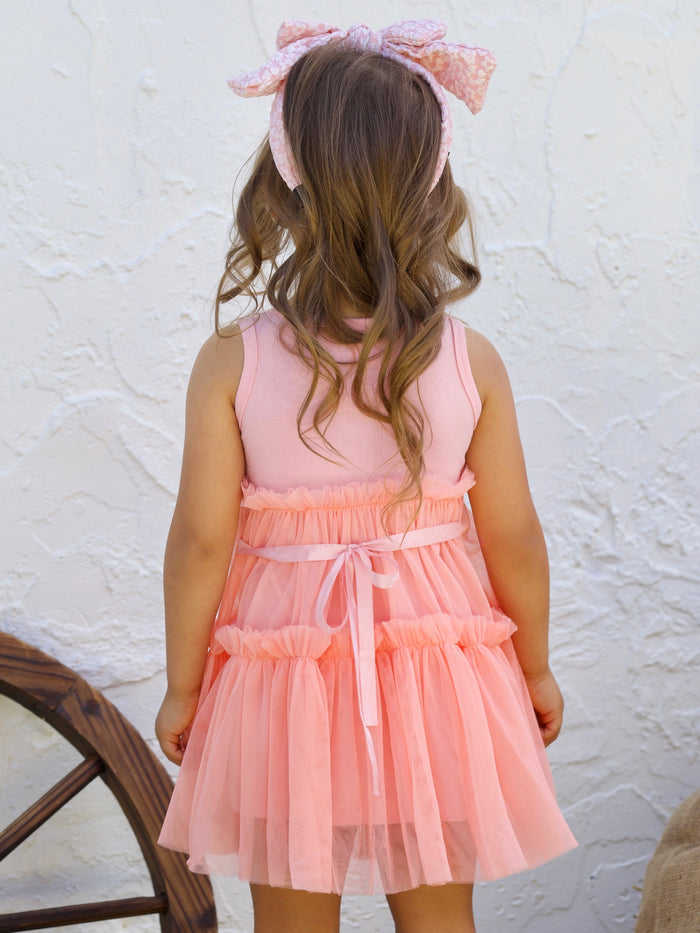 Pinky Dream Tiered Tutu Dress