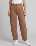 Piper Barrel Jeans - Warm Tan