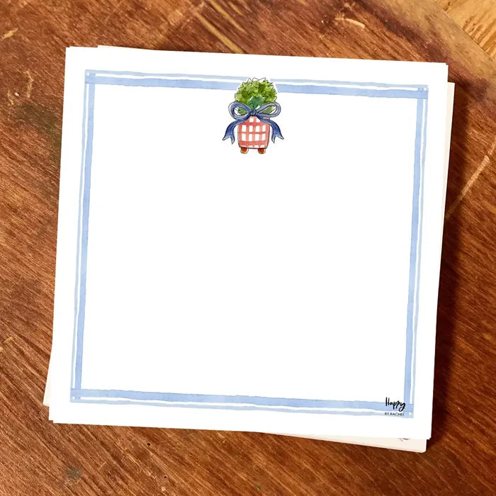 Plant & Bow Notepad