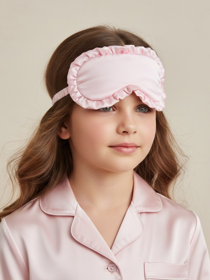 Pretty in Pink Satin Sleep Eye Mask