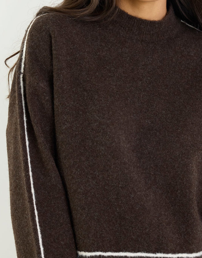 stories-be-told-quest-contrast-detail-jumper-chocolate-womens-clothing