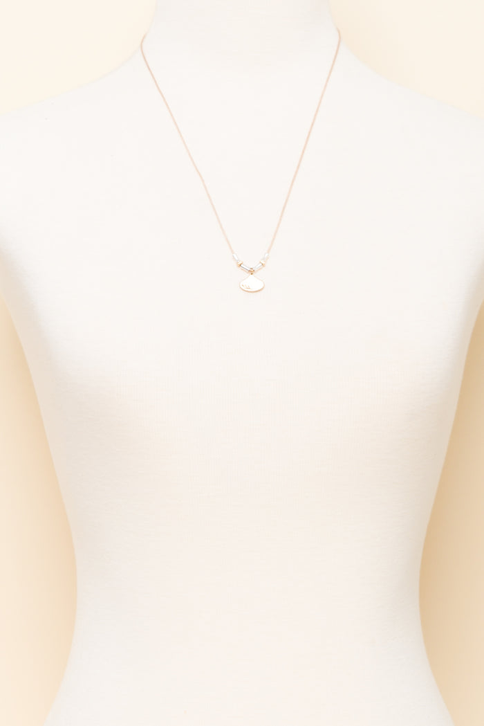 Raelyn Gold Leaf Pendant Necklace