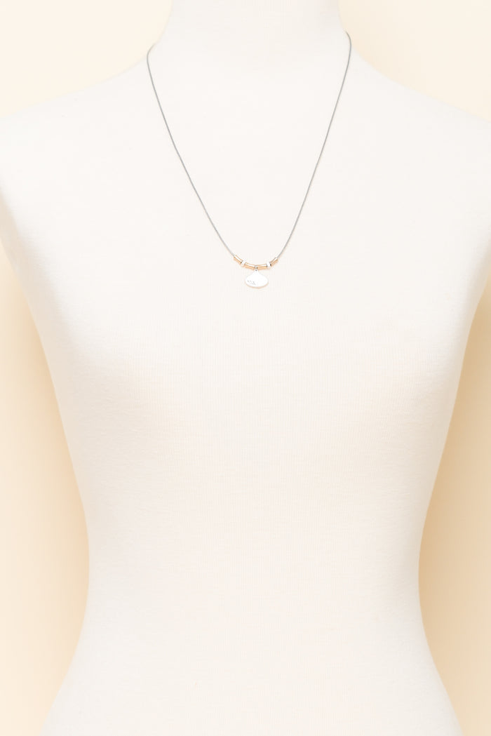 Raelyn Silver Leaf Pendant Necklace