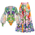 Rainbow Swimsuit Set - Multicolor