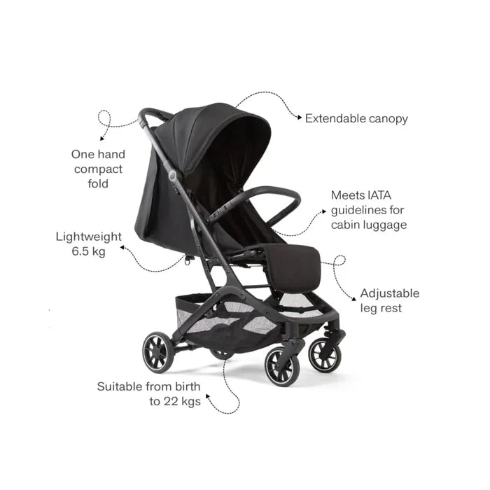 Red Kite Push Me Explor Stroller - Black Black - ebebek