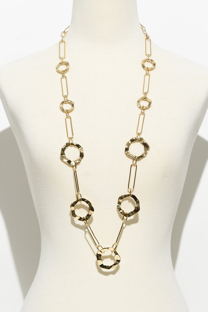 Remi Gold Ring Link Necklace