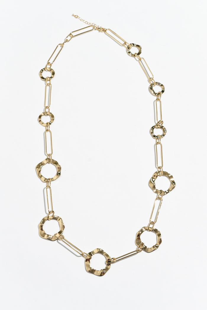 Remi Gold Ring Link Necklace