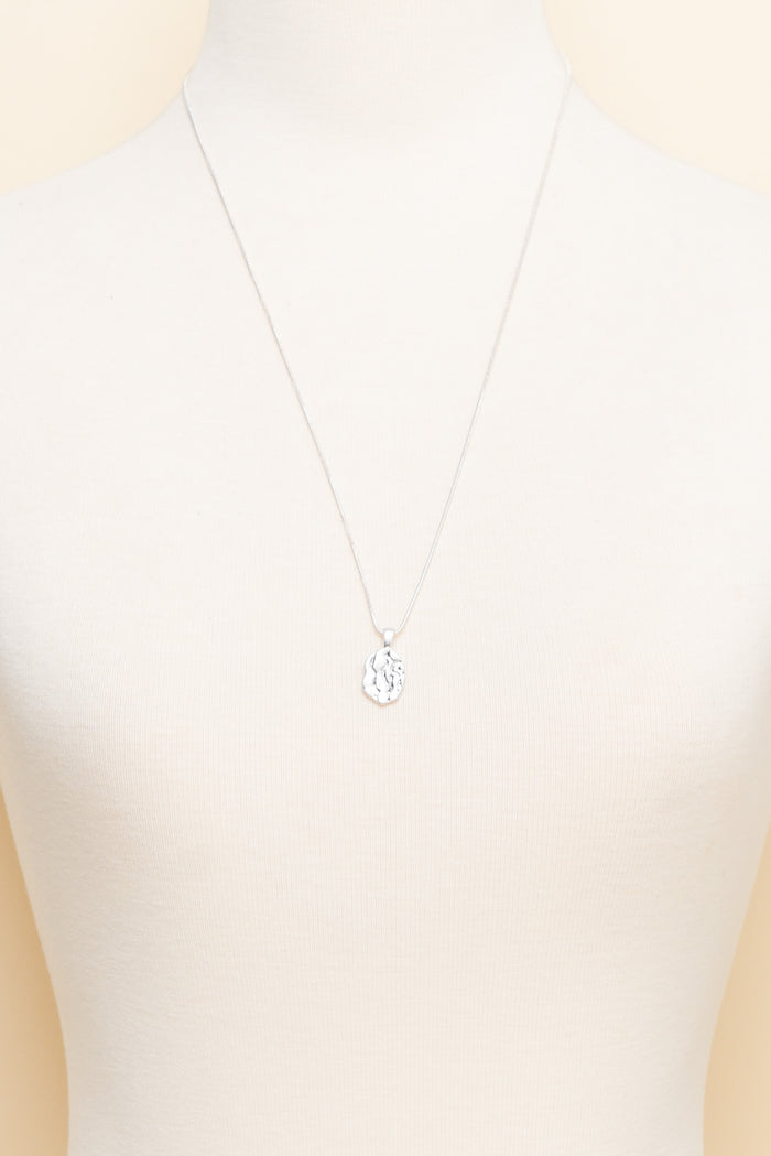 Rhonda Silver Pendant Necklace
