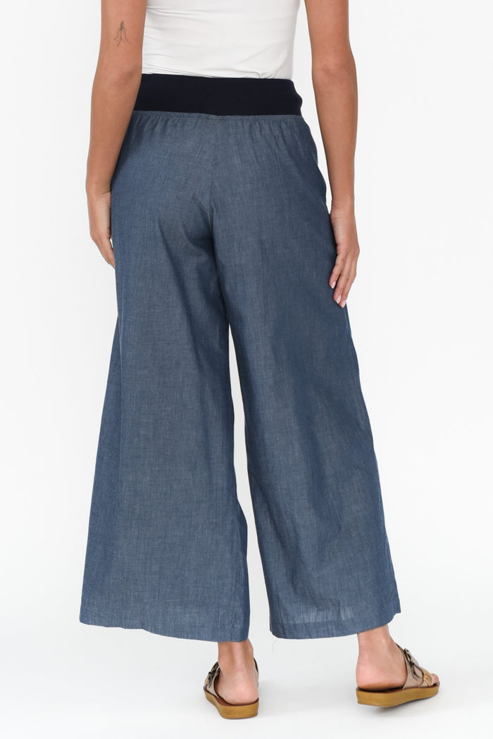 Ria Steel Cotton Drawstring Pants,Brunette model,alt text|model:Brontie