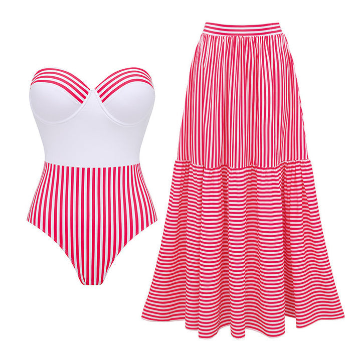 Rose Quartz Swimsuit Set - Pink