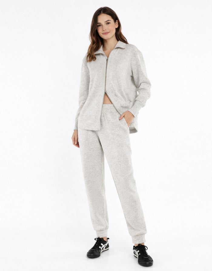 Sabina Trackpant - Grey Marle