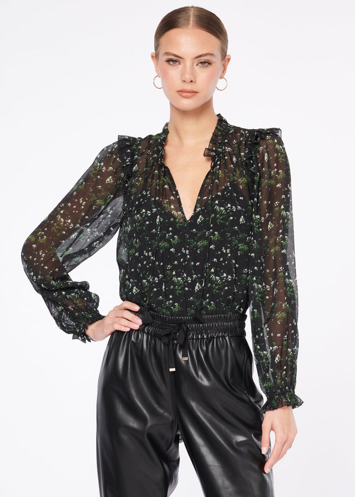 Sandy Blouse (Winter Floral)