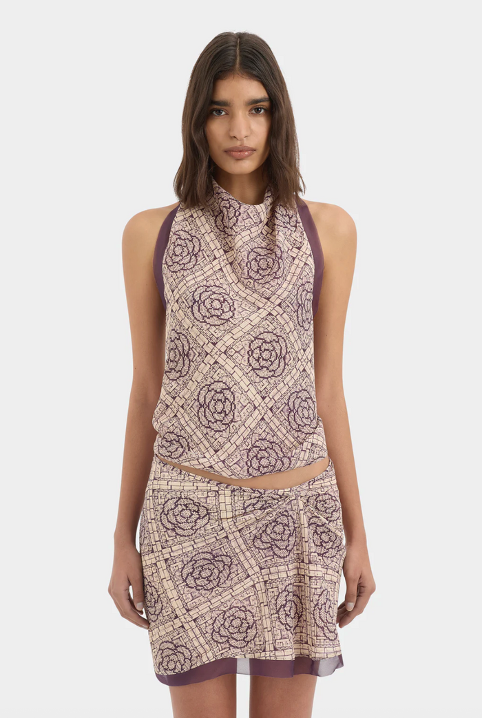 SIR. Mireli Mini Skirt - Rose Parquet