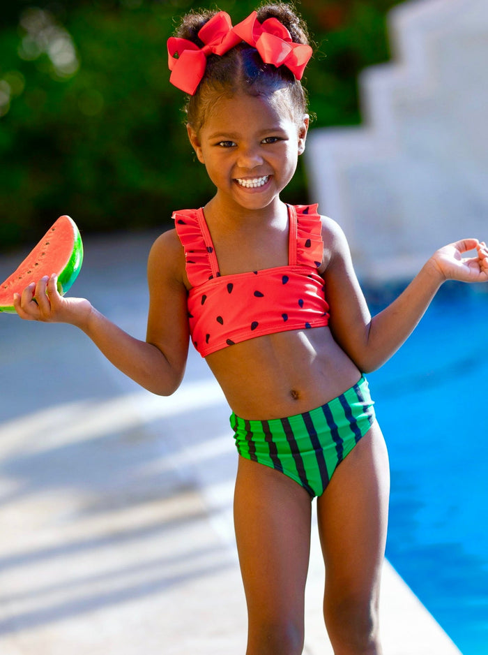 Slice Of Summer Two Piece Swimsuit Mia Belle Girls