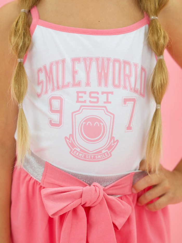 SmileyWorld Sweet & Sporty Bow Skirt Set