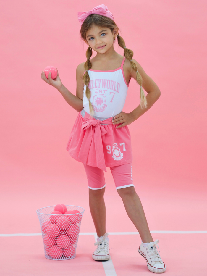 SmileyWorld Sweet & Sporty Bow Skirt Set