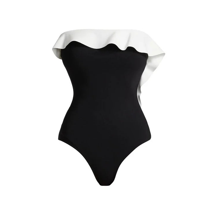 Solar Luxe Swimsuit Set - Black
