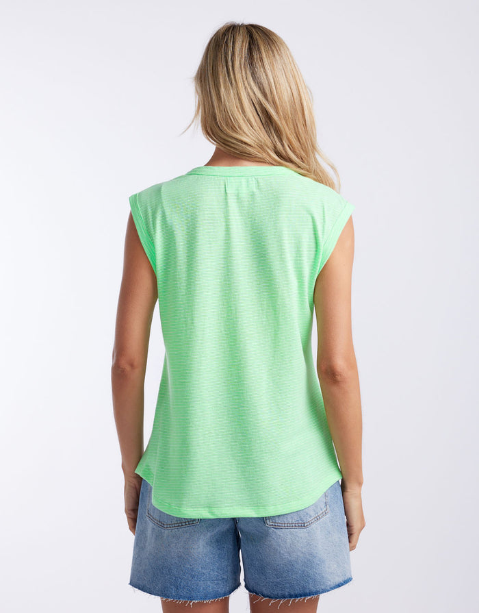 white-co-sorbet-stripe-cali-tank-neon-green-womens-clothing