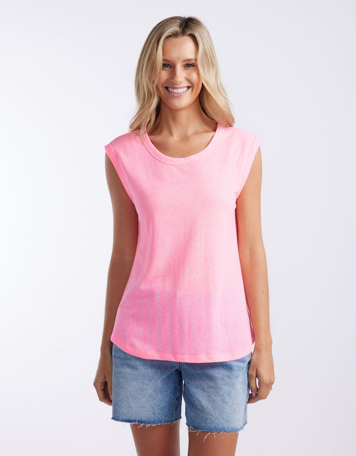white-co-sorbet-stripe-cali-tank-neon-pink-womens-clothing
