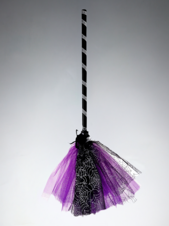 Kids Halloween Witch Broom Toy | Mia Belle Girls