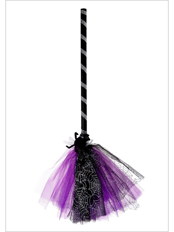 Kids Halloween Witch Broom Toy | Mia Belle Girls