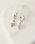 heart-humble-stardust-pendant-huggie-earrings-silver