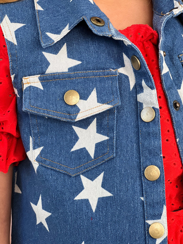 Starstruck Americana Denim Vest
