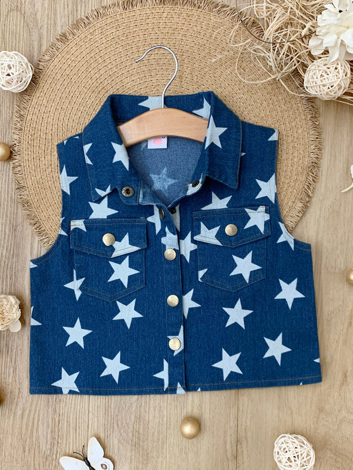 Starstruck Americana Denim Vest