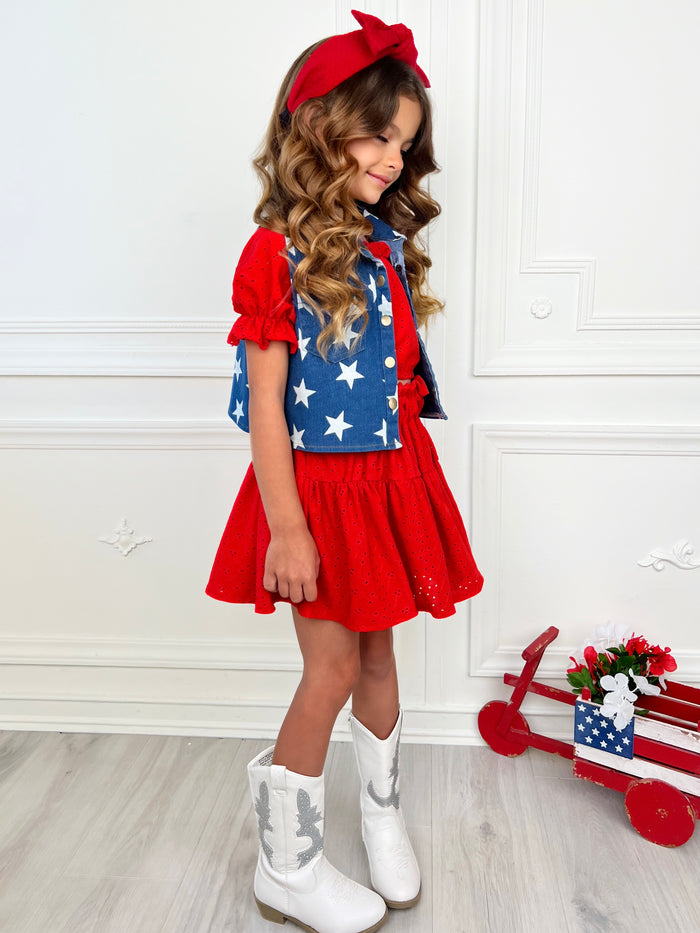 Starstruck Americana Denim Vest