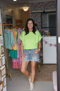 Strawberry Cutoffs