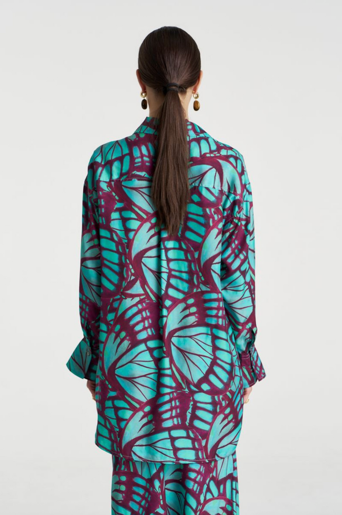 Summi Summi Boss L/S Shirt - Jade Butterfly