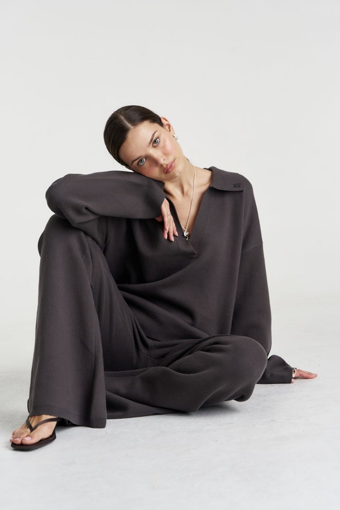 Summi Summi Lounge Knit Pant - Shadow