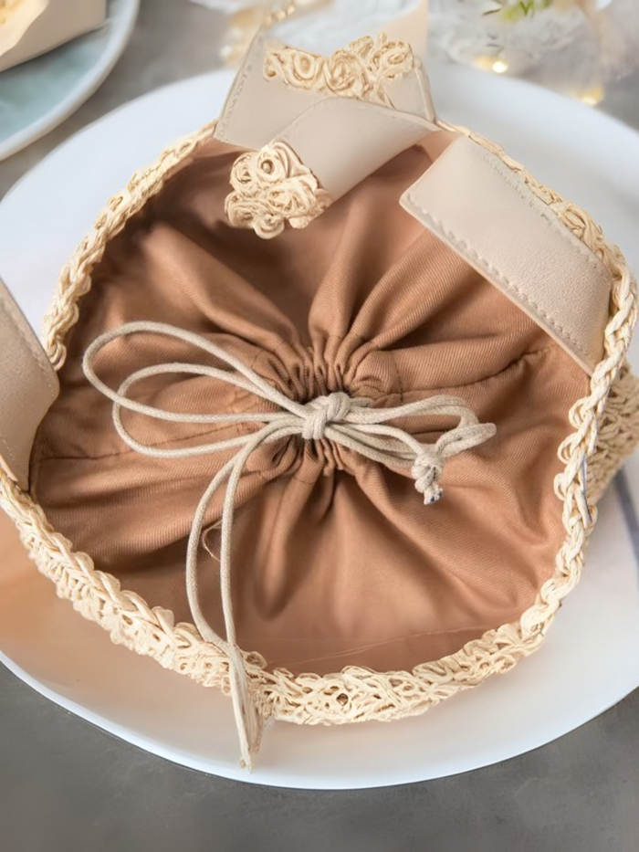 Sweet As Cherry Straw Handbag Mia Belle Girls