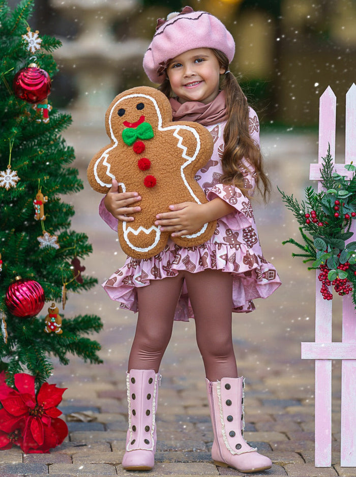 Mia Belle Girls Top, Leggings, & Scarf Set | Girls Winter Outfits