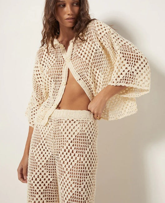 Tess Co ord Set - Apricot