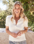 The Classic Rib Top - White