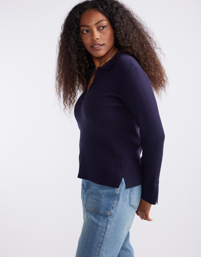 white-co-the-refined-rib-long-sleeve-top-navy-womens-clothing