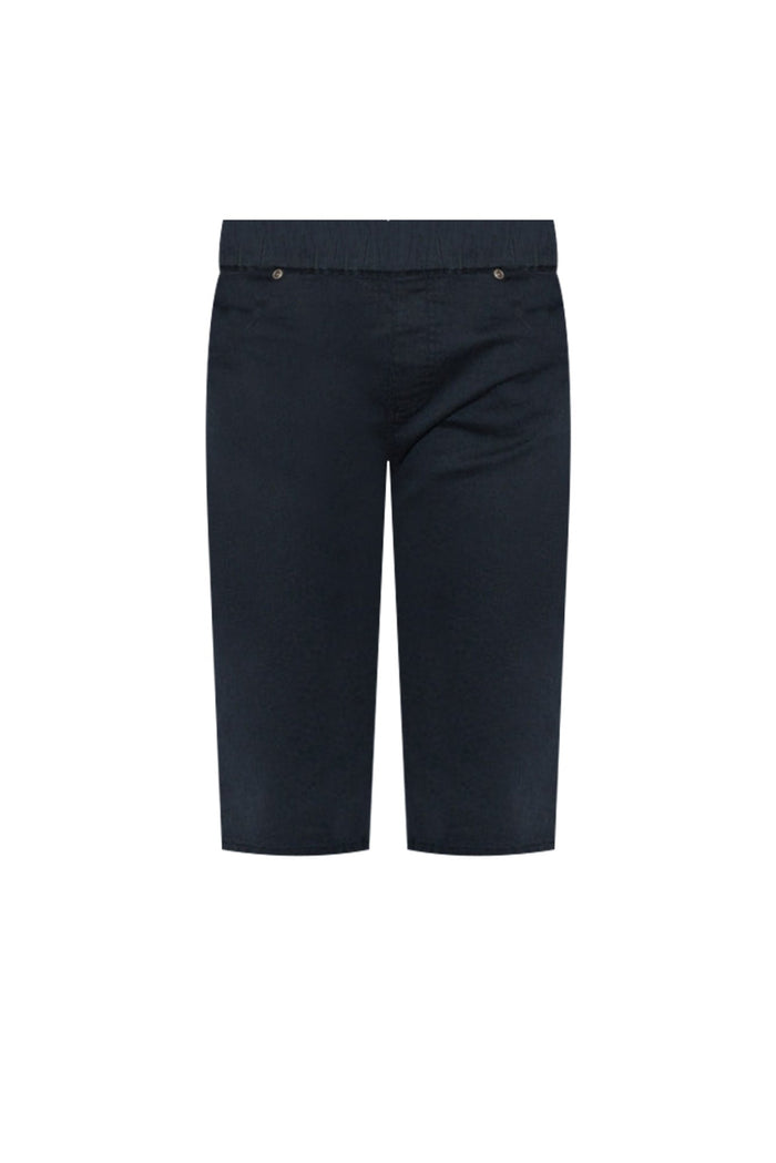 Tora Navy Stretch Shorts,ghost-mani