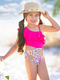 Tropical Bloom One-Shoulder One-Piece Swimsuit