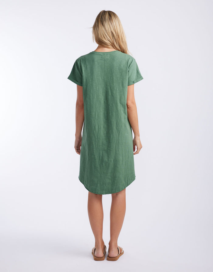 white-co-turn-back-tee-short-dress-khaki-womens-clothing