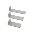 Tutti Bambini Rio Set of Three L-Shaped Wall Shelves - Dove Grey Dove Grey - ebebek