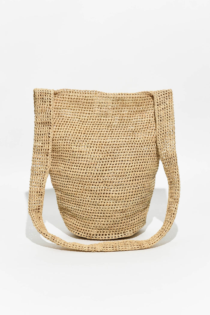 Vatania Natural Raffia Shoulder Bag