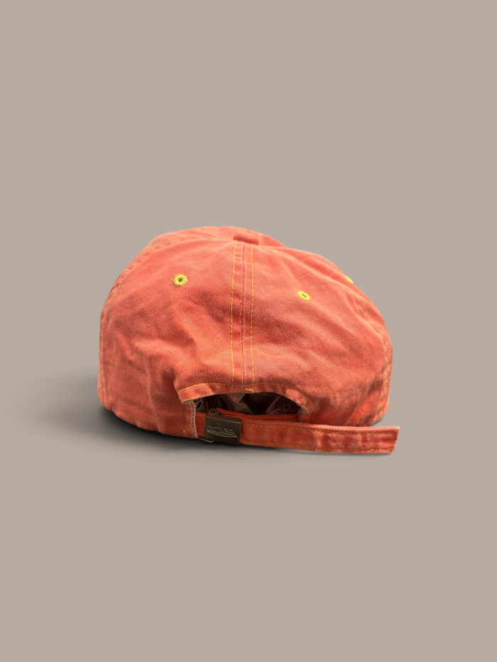 von dutch cap coral orange with yellow detailing