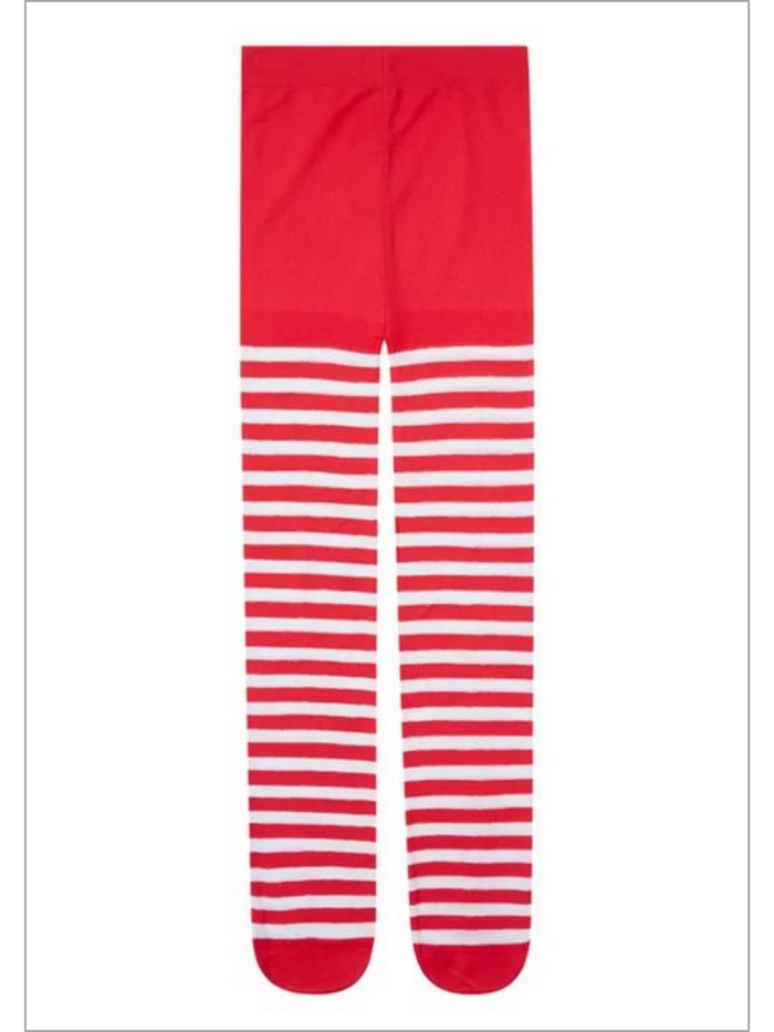 Mia Belle Girls Striped Christmas Tights | Girls Accessories