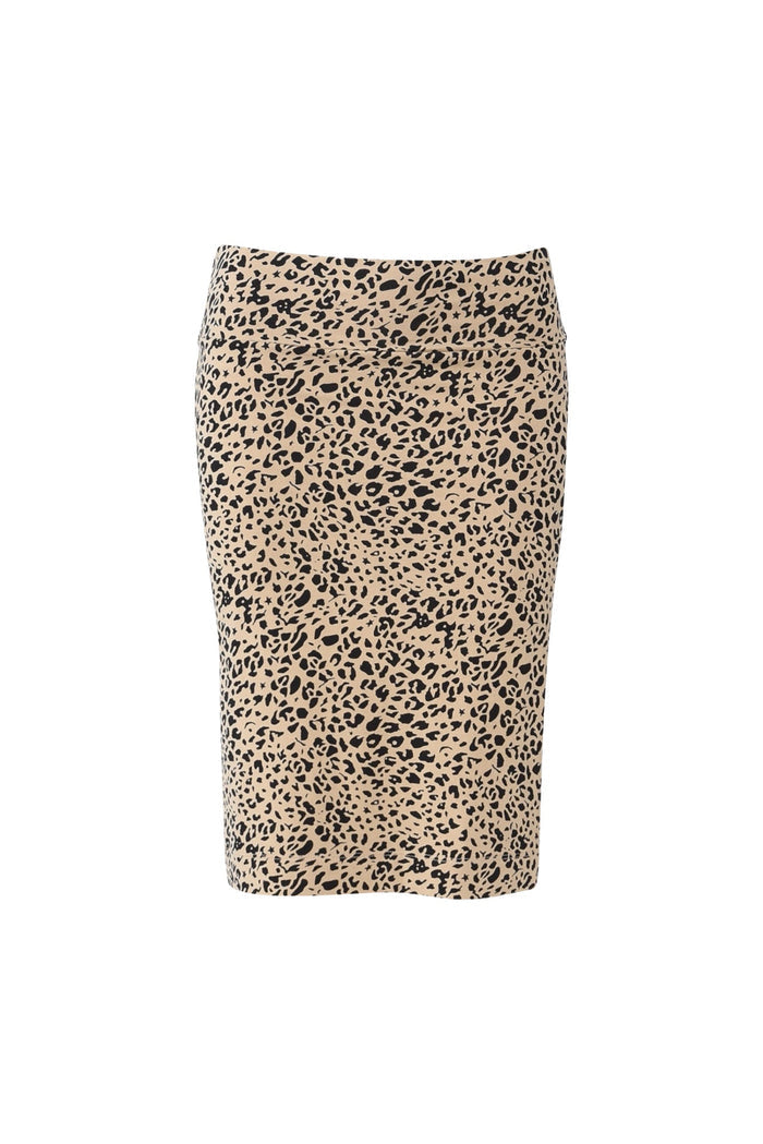 Whitney Leopard Bamboo Tube Skirt,ghost-mani