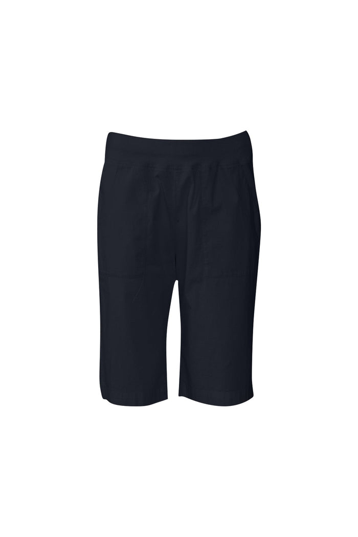 Wilson Navy Cotton Shorts,ghost-mani